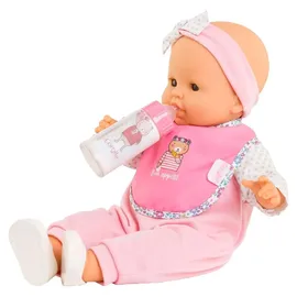 Corolle Puppenflasche Lätzchen + Flasche Rosa 9000141790