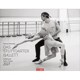 Weingarten Ballettsaal - Stuttgarter Ballett Kalender 2027 - Stuttgarter Ballett: Die ganze Eleganz und Kraft der Tänzer:innen in einem großen Fotokalender. ... für Tanzbegeisterte. 44 x 34 cm. Querformat