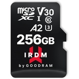 goodram IRDM MICROCARD R170/W120 microSDXC 256GB Kit, UHS-I U3, A2, Class 10 (IR-M2AA-2560R12)