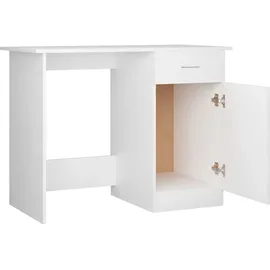 vidaXL Schreibtisch Weiß