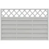 Andrewex Sichtschutzzaun Element Country 120 x 180 cm grau