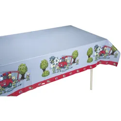 Feuerwehr Alarm Kindergeburtstag Tischdecke 120x180cm