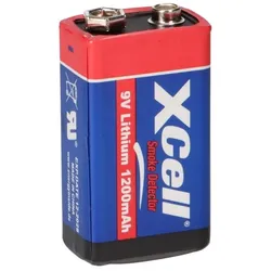 XCell Lithium Batterie 9V-Block 1200 mAh CR9V/P