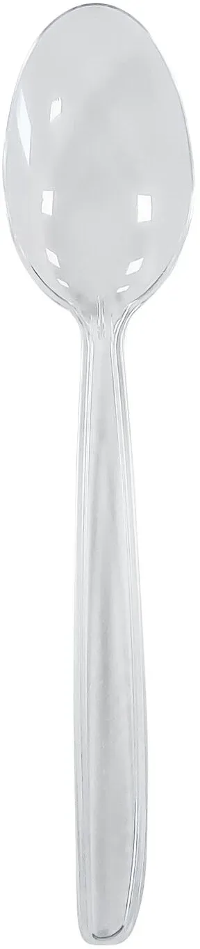 Löffel Mehrweg spülmaschinengeeignet PS 18cm transparent,  50 Stk.
