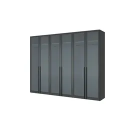 Dreamer eXpress Drehtürenschrank Dreamer 303,1 x 236 x 58 cm Schwarz