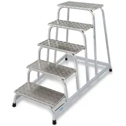 Krause Montage-Tritt aus Aluminium, mit 5 Stufe