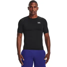 Under Armour HeatGear kurzarm Funktionsshirt Herren 001 black/white XS