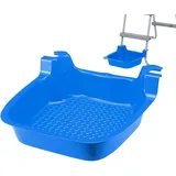 Poolleiter Fußbad, Pool Fußbadewanne, Rutschfestes Fußwaschbecken Für Oberirdischen Pool, Rutschfester Fußbadeneinsatz Für Pools, 41 X 42 X 13 cm, UV-beständig, Für Saubere Pools