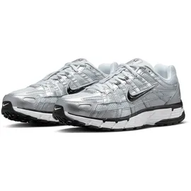 Nike P-6000 Damen White/Black/Metallic Silver 38