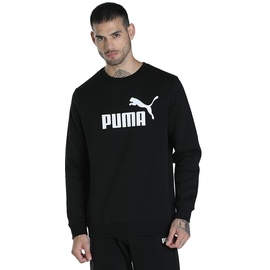 Puma Herren ESS Big Logo Crew FL schwarz, L