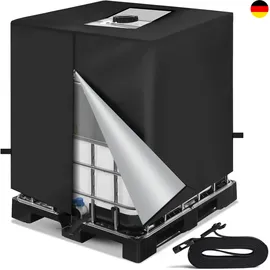 Neverland IBC Tank Abdeckung 1000 L 110 x 116 cm Schwarz