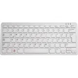 Raspberry Pi 13399590 (DE, Kabelgebunden), Tastatur, Weiss, Rot