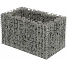 deluke Gabionen Hochbeet ROON 90 × 50 × 50 cm