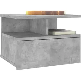 vidaXL Nachtschrank NA 40 x 31 x 27 cm Betongrau