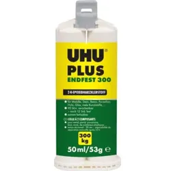 2Komponentenkleber 53g Kartusche UHU plus endfest 300 UHU