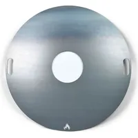 Grillrost.com Das Original Feuerplatte Ø 80 cm massiv 5 mm silber