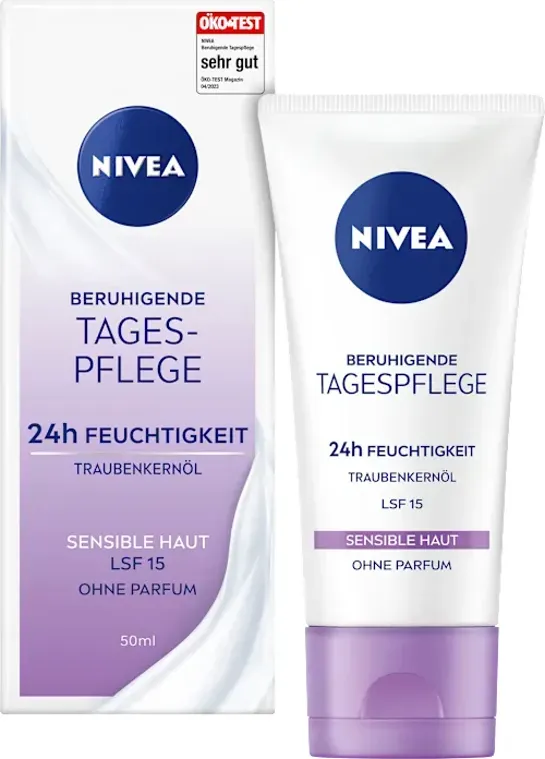 NIVEA Beruhigende Tagespflege 24H Feuchtigkeit Sensitiv 50 ml