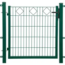 Floraworld Einzeltor 100 x 100 cm Grün/Metall