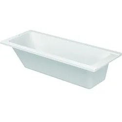 Duravit Badewanne D-Code 700098000000000 Einbauversion, Ablauf Fußseite, weiss