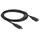 DeLock USB-Kabel USB 3.2 Gen1 USB-C® Stecker, USB-C® Buchse 2.00m Schwarz 85542