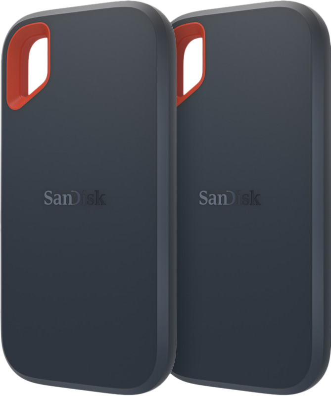 Sandisk Extreme Portable SSD 2 TB V2 - Doppelpack