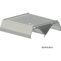 Stalgast Deckenhaube "Basic Line", Trapezform  2000 mm x 1800 mm mit Flammschutzfilter Typ B