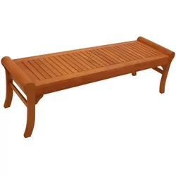 Hockerbank Holz Bozen - Eigenschaft: 2-3 Sitzer - Maß: ca. 150 x 44 x 45 cm