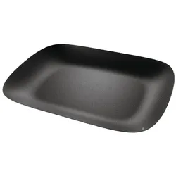 Tablett schwarz Moire 45*34 cm schwarz