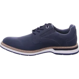 S.Oliver Herren Schnürschuhe Freizeit Elegant, Blau 44 EU - 44 EU