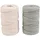 Rayher Garn Makramee Creme/Eukalyptus 70 m 2 St.