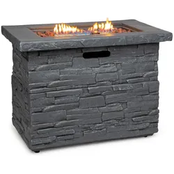 Anafi Gas-Feuerstelle 40.000BTU/13kW Abdeckung Edelstahlbrenner