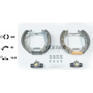 Textar Bremsbackensatz Shoe Kit Pro 84044700