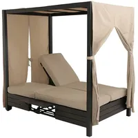MCW Aluminium Lounge-Gartenliege MCW-O18, XL Sonnenliege Bali-Liege Daybed, 10cm-Polster