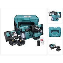 Makita DHR243RTJW inkl. 2 x 5,0 Ah + Makpac + Schnellladegerät + Staubabsaugung