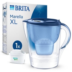 BRITA Wasserfilter Brita Tischwasserfilter Marella XXL blau, 3,5 l blau
