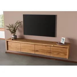 MASSIVMOEBEL24.DE PURE OAK Lowboard 220x40x40 cm Beige Massivholz