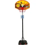 Best Sporting Basketballständer höhenverstellbar Rot/Weiß/Blau 205 - 265 cm