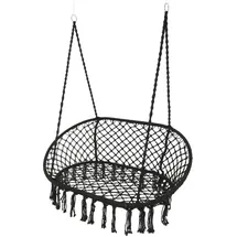 Outdoor Living Hängesessel Boho Schwarz