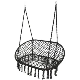 Outdoor Living Hängesessel Boho Schwarz