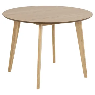 Actona Esstisch Roxby Ø 105 cm Holz Braun Eiche