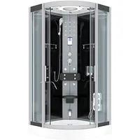 AcquaVapore Dampfdusche Duschkabine Sauna Dusche D58-13t2 90x90 cm ohne 2k Scheiben Versiegelung