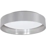 EGLO Maserlo 1 flammig zylinderförmig grau/silber/weiß