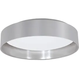 EGLO Maserlo 1 flammig zylinderförmig grau/silber/weiß