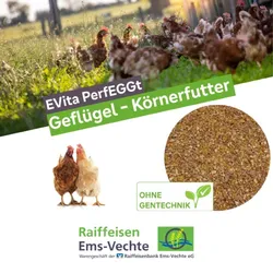 EVita PerfEGGt Geflügel Körnerfutter 20kg – Ergänzungsfutter ohne Gentechnik