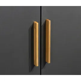 Rauch Drehtürenschrank Shinjo 187 x 203 x 53 cm Grau