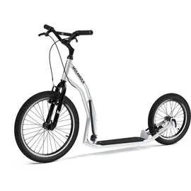 Yedoo Scooter Yedoo Mula Y40 Tretroller mit Luftreifen 20/16 Silber