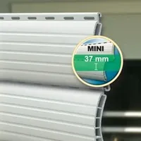 Schellenberg Rollladenprofil für System Mini 180 cm 3,7 cm Grau