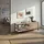 Tectake Durban TV-Regal 110 x 40 x 45,5 cm Eiche/Naturfarben Holzwerkstoff
