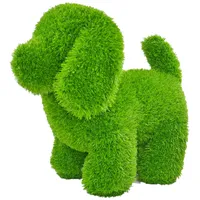 AniPlants Kögler Gras-Figur Deko Hund stehend, Deko-Figur aus Kunstrasen,