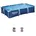 300x201x66cm Rechteckiges Rohrpool Blue White 3300 Liter